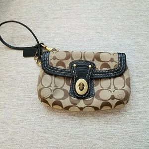 Coach clutch purse / wristlet
